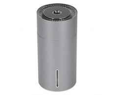 Diffusore di fragranze, umidificatore da 260 ml Lampada respiratoria automatica a basso rumore per la casa(Grigio)