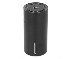 Diffusore di fragranze, umidificatore leggero 260 ml Mini 3 ingranaggi regolabile per ufficio(Nero)