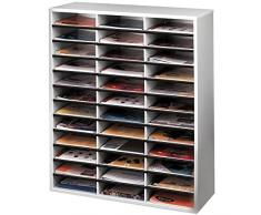 Fellowes 25061 portariviste 36 ripiani Grigio, Bianco