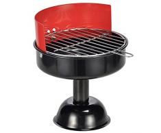 Unbekannt Hi 16053 Posacenere im Grill di Design, Metallo, Multicolore, 18 x 18 x 10 cm
