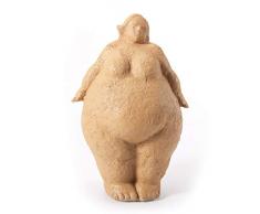 Amoy-Art Scultura Donna Statua Yoga Statuetta Decorative Resina Soprammobili Regali 27cm