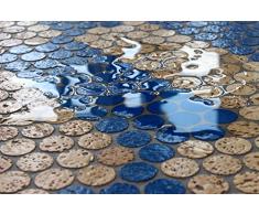 Fondo in sughero mosaico piastrelle pavimento Rivestimento in sughero e rivestimento da Parete 60 cm x 30 cm spessore 6 mm massiccio/per interni ed esterni/umido riconosco/bagni/terra Sen/asmi bagni/a