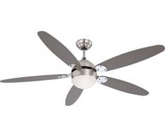 Globo Azura 0308 - Ventilatore a pala da soffitto con luce incorporata