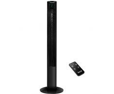 Gotoll Ventilatore a Torre 122.5CM Telecomando,Ventilatori a Piantana 45W,Oscillazione 70°,3 Velocità,3 Modalità Operative,12 H Timer,Display LED