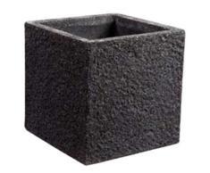 Vaso Alto "Cube Tower" (Set 4 pezzi) (fibra di cemento leggero -color antracite)