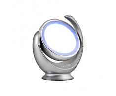 BEPER Specchio Luminoso da Trucco A Batterie, Argento, 323 unità