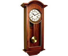 Orologio a pendolo in legno da parete con movimento meccanico carica 31 giorni 720132