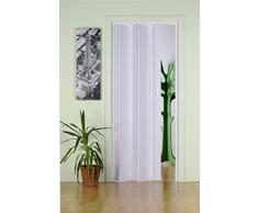 PORTA A SOFFIETTO C/MANIGLIA CM 83X214 BIANCA