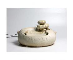 GL-GL-Indoor fountain Decorazione della Fontana in Ceramica: Un Regalo Fortunato Davanti alla scrivania della Sala da tè può Essere utilizzato Come umidificatore per Interni