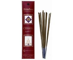 Fiore DOriente 82730012 Muladhara Chakra Incenso Naturale 20 Sticks, Rosso