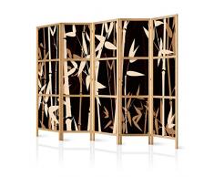 murando Paravento XXL Bambu 225x171 cm 5 parti Stampa unilaterale su tela in TNT Parete Divisoria Interno Separatore Stanza Pieghevole Decorazioni Legno Giappone p-B-0006-z-c