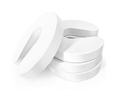 6 PCS Blocca Porta Bambini, Witbicg Ferma Porte Per Bimbi Ferma Porta Bambino Bloccaporta Per Bambini, Spessore Foam Door Slam Stopper, Impedire Ai Bambini o Agli Animali Domestici Di Essere (Bianco)