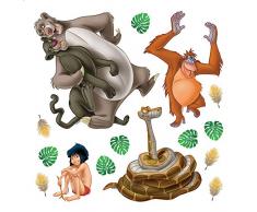 AG Design DKs 1093 Wall Sticker Disney-Autoadesivo, Carta, Multicolor, 30 x 30 cm