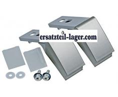 Kit di riparazione della maniglia della porta Kit di riparazione della porta Maniglia argento Frigorifero Congelatore Liebherr 9590180