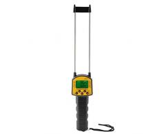 Misuratore Umidità Fieno,Misuratore di umidità per cereali LCD digitale AR991, tester di umidità per umidità portatile, analizzatore di contenuto dacqua con sonda di misurazione per grano, mais