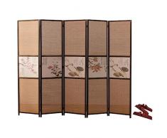 DESIGN DELIGHTS PARAVENT Bastia 170x120 cm, 3 Pezzi