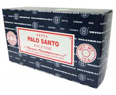 Satya Palo Santo - Bastoncini di incenso, 3 scatole, 15 bastoncini per scatola