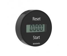 Brabantia 103742 Timer Magnetico da Cucina, Grigio Scuro