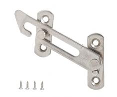 2 pezzi fermafinestra, fermafinestra a battente in acciaio inox stopper finestra scorrevole chiusura di sicurezza per bambini raccordi di chiusura, limitatore finestra accessori hardware per la protez