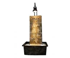 Zen Luce Interni Amicizia Fontana grigio / nero 21 x 15 x 35 cm
