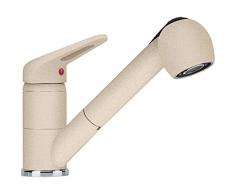 Franke 115.0470.665 Rubinetto ad Alta Pressione con Doccetta Estraibile, Beige
