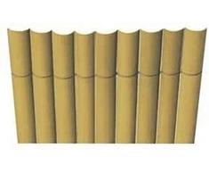Intermas M292834-Paravento sintetico piastrelle 1 x 3 m, colore: bambu