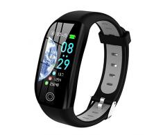 Tipmant Smartwatch Donna Uomo, Orologio Smartwatch Donna Uomo Cardiofrequenzimetro da Polso Impermeabile IP68 con Contapassi, SpO2, Sonno, Notifiche Messaggi per iOS Android Samsung Huawei Xiaomi