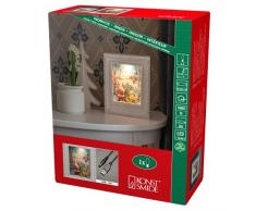 Konstsmide - Lanterna natalizia a forma di palla di neve a LED, per interni, 5 ore di timer/funzionamento a batteria: 3 x AA 1,5 V (escl.)