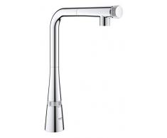 Grohe 31593002 - Miscelatore Monocomando per Lavello Zedra con Smart Control, Cromo