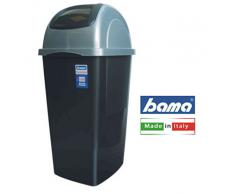Pattumiera basculante europa lt.65 antracite bama