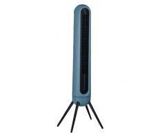 Ardes - Ventilatore Torre ROCKET Digitale Altezza Variabile - Ventilatore Verticale 3 Velocità con 2 Set Piedini Intercambiabili per Doppia Altezza - Telecomando + Timer 9h e Maniglia - Verde Salvia