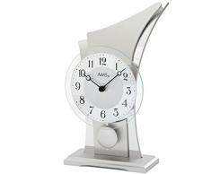 AMS Orologio da Tavolo T1138 Quarzo Pendolo, Legno, Multicolore, 33 x 26 x 16 cm