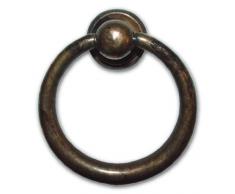 Maniglia Maniglietta per Mobili Ottone Antico Metal Style Handles 40x46 mm