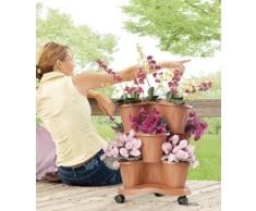 Set di 3 vasi componibili Trifoglio