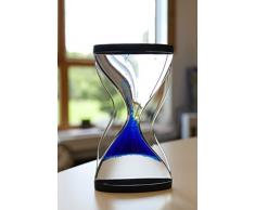 TFA Dostmann Contra, Clessidra con Sfere che si Muovono Verso lAlto, in Plastica, Blu, 69 x 29 x 153 mm