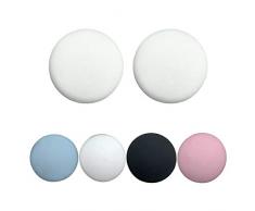 Autoadesivo Fermaporta in Gomma, 6 Pezzi, Protezione delle pareti,Antiscivolo a pareti,Alzata per piante,2 Misure,4 Colori