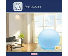 Soehnle Venezia Lampada LED Diffusore Aromi, Design in Vetro Smerigliato con Cambio Colori, con Nebulizzazione Ultrasonica