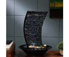 DMZYZZ Fontana da Interno Acqua Indoor, Piccola Scrivania Relax Zen Cascata per Casa Ufficio