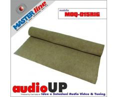 Moquette acustica fonotrasparente rigata colore beige. Dimensioni cm70x140