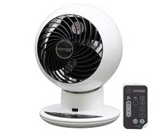 Woozoo, Ventilatore da tavolo ultra potente, silenzioso e portatile, 30m², Portata 25 m, Oscillazione multidirezionale, telecomando, timer, Soggiorno - Woozoo PCF-SC15T - Bianco