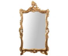 Biscottini Specchio vintage 120x75 cm | Specchio da parete bagno e camera da letto | Specchio barocco