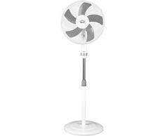 DCG MiTA - VENTILATORE PIANTANA 40 CM 5 PALE - Altezza regolabile fino a 130cm