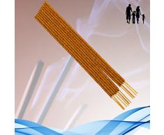 Incenso aromatico - 40 Bastoncini d’incenso aromatizzati varie fragranze: Ambra Cannabis Cannella Cocco Fragola Frutti Rossi Gelsomino, Lavanda Muschio Bianco Palo Santo Vaniglia Rose Sandalo (Rose)