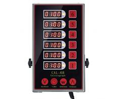 YOOYIST commerciale digitale 6 canali timer da cucina Cooking Timming sveglia forte in acciaio INOX, display a LED per uso domestico o ristorante