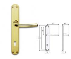 Ghidini 0910069 Maniglia Ottone Satinato Milena Q8X90