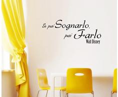 Lineartistica - Wall Sticker - Adesivo murale - Walt Disney - Se puoi sognarlo