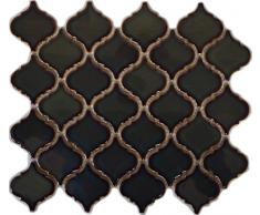 Piastrelle a mosaico vintage in ceramica, colore verde antico lucido, per parete bagno, doccia, doccia, cucina, rivestimento per vasca da bagno, vasca da bagno WB13-0508