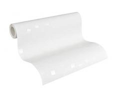 A.S. Création 260710 2607-10 - Carta da parati in tessuto non tessuto, verniciabile, 10,05 m x 0,53 m, colore: Bianco