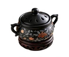 Censer di Porcellana del riscaldatore del bruciatore di incenso Elettrico for la casa con Timer Regolabile 50-330 Gradi c, bruciatore di Olio, diffusore di fragranza dellolio Essenziale, WQQWQQ-8521