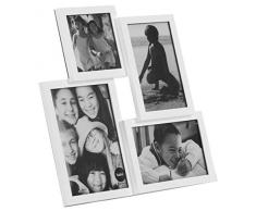 Balvi P/Foto Isernia Colore Bianca capacità: 4 Foto Portafoto da appoggio Plastica 30x30 cm